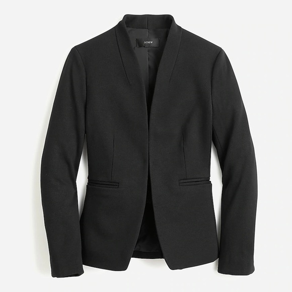 J. Crew Going Out Blazer in Stretch Twill Black 6 - Picture 1 of 10
